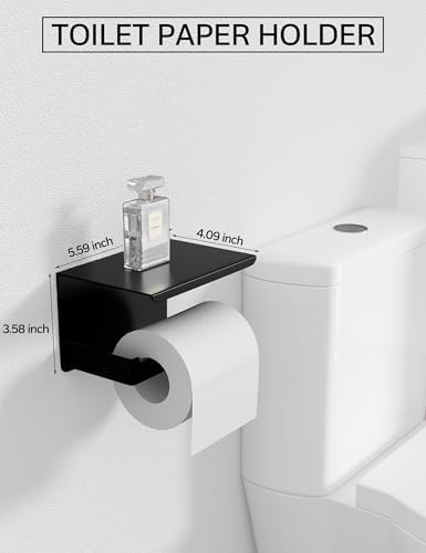 Premium 5-Piece Stainless Steel Bathroom Accessory Set for Home Use