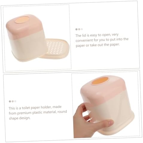 Garneck 1pc Handy Plastic Tissue Box for Bathroom Living Room Bedroom