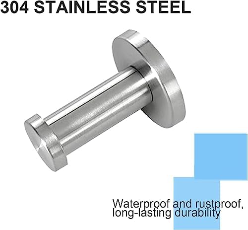 Vanloory 4-Piece Bathroom Towel Hooks Sturdy Wall-Mounted Heavy Duty