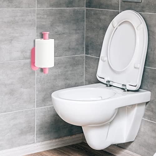 Sturdy Stainless Steel Toile Paper Holder for Bathroom Pink
