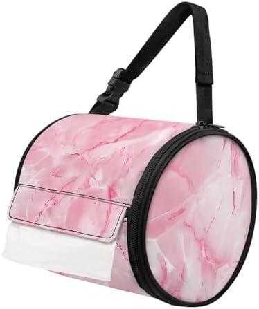 YUVAMAGIMOPink Marble Print Paper Towel Storage Bag