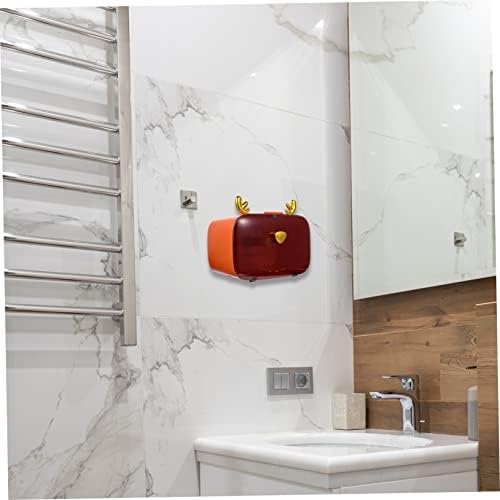 KONTONTY Cartoon Antler Wall-Mounted Tissue Holder
