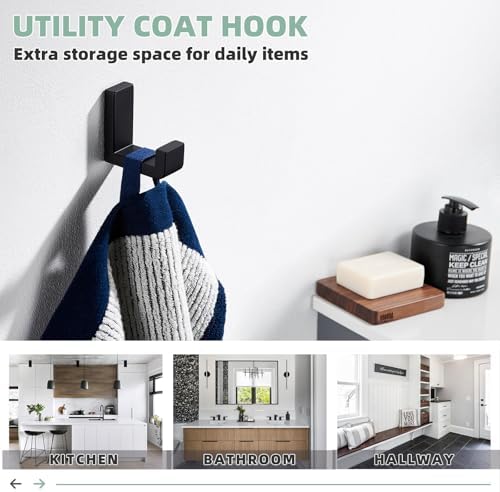 APLusee Stainless Steel Towel Hook