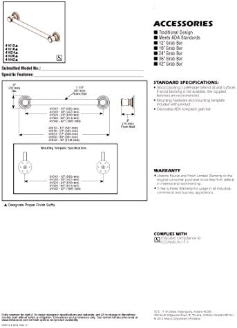 Delta Faucet 41612 - Modern Decor 12 Faucet with Bar Top