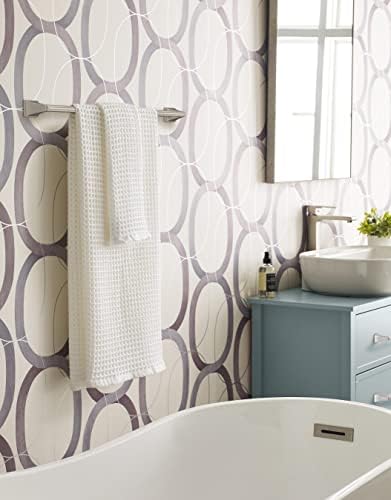 Elegant 24-Inch Brushed Nickel Towel Bar Amerock BH36024G10