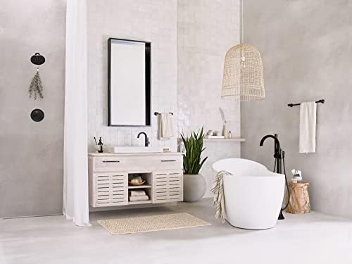 Moen Doux Matte Black Bathroom Towel Bar