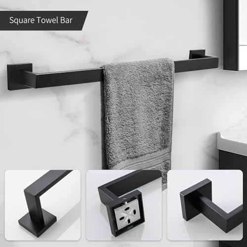 5-Piece Stainless Steel Bathroom Hardware Set