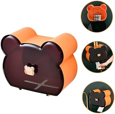 Sturdy Bear Head Style Wall-Mounted Towel Holder for Bathroom Office Use