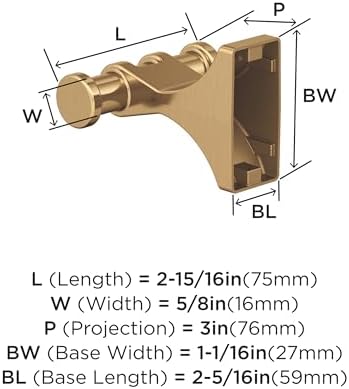 Champagne Bronze Double Robe Hook in the Bathroom