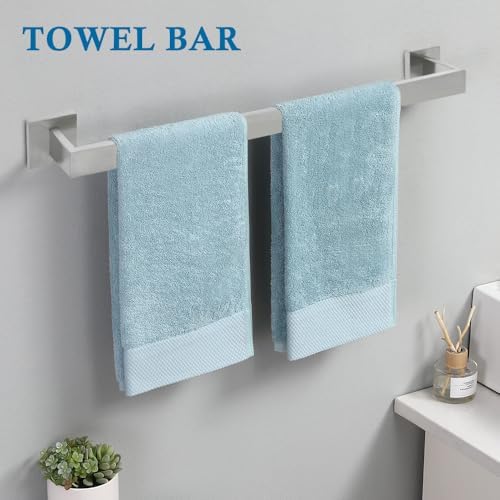 Sturdy and Stylish 4-Piece Bath Towel Holder Set