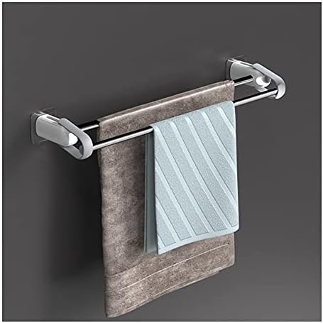 Stylish Towel Bar Space-Saving Towel Holder White stainless Steel Double Towel Rail