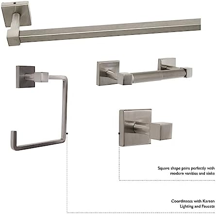 Zinc-Plated Contemporary Towel Ring CONOTAil Rubbed Bronze by Design House