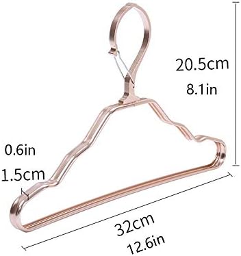 ROSE GOLD METAL HANGERS