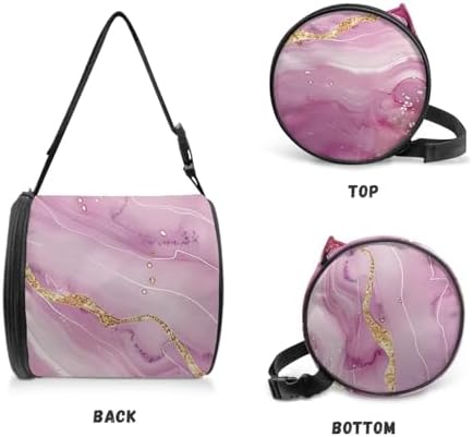 Pink Marble Toilet Paper Holder Hanging