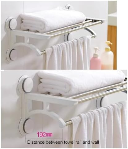 AnnBka Strong Suction Towel Rack with 2000PSIA