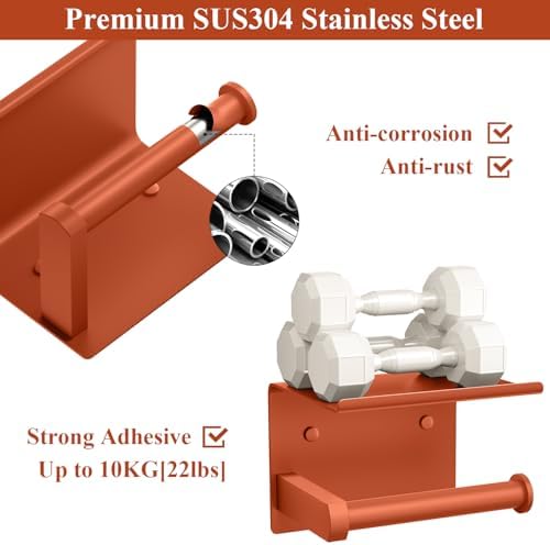 Stainless Steel Toile Paper Holder Modern Design Durable Compact for Home Use