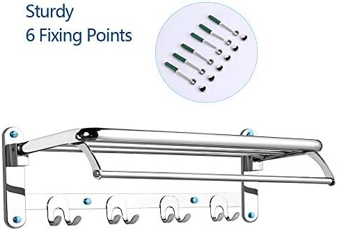 Perfect for the Bathroom or Kitchen - Durable Stylish Towel Rack