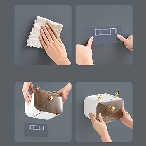 Hanging Wall Mounted Tissue Box Holder Olive