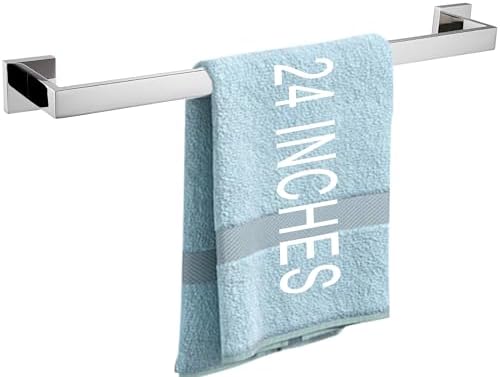 Sturdy Stainless Steel Towel Bar for Bathroom 24-Inch