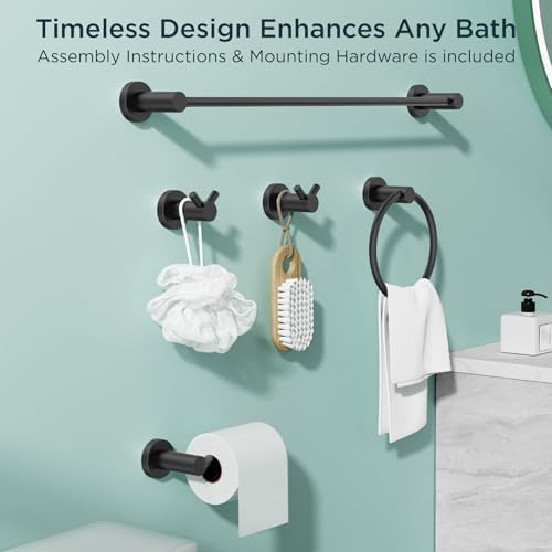 FORIOUS 8-Piece Bathroom Accessory Set