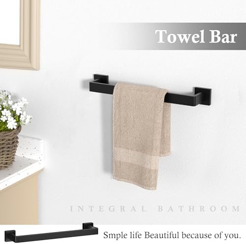 5-Piece Black Bath Set