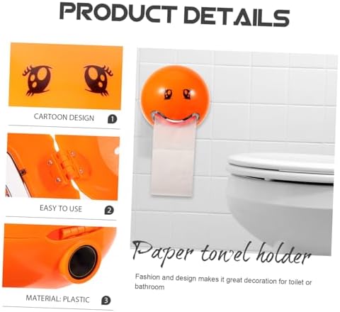 Zerodeko Creative Cartoon Toilet Paper Holder Easy Install Durable