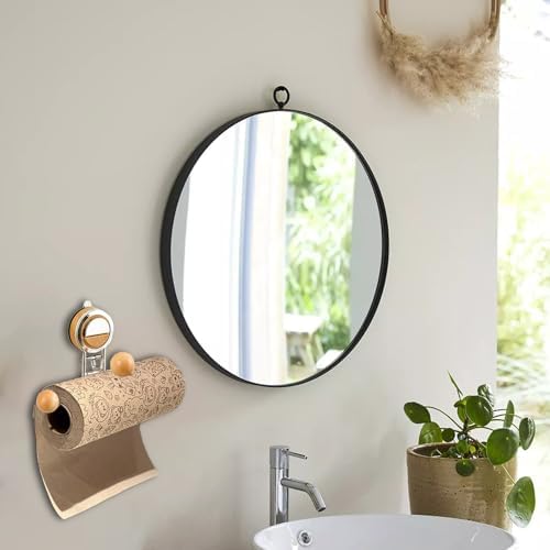 Effortless No-Drill Suction Cup Paper Towel Holder for Kitchen Bathroom