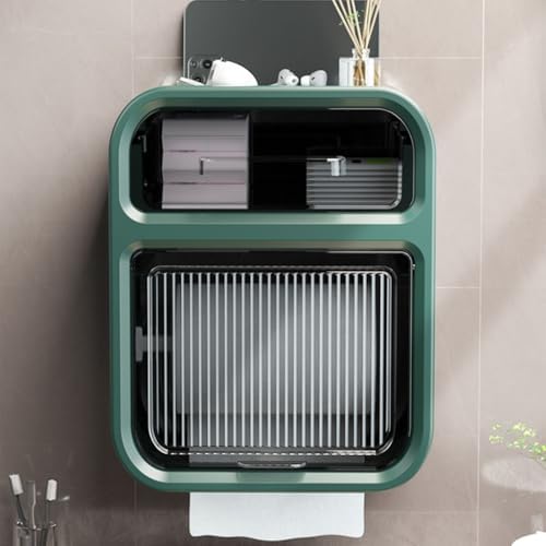 Durable Wall-Mounted Toilet Paper Holder for Bathrooms