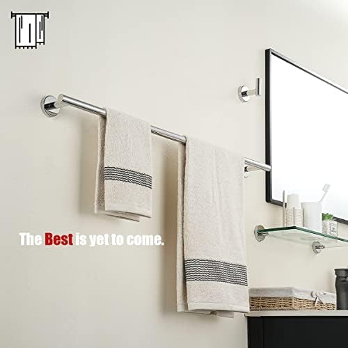 Durable bombed Chrome towel bar