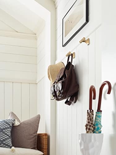 Champagne Bronze Double Robe Hook in the Bathroom
