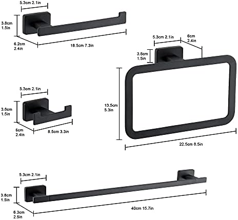 4-Piece Bathroom Hardware Set