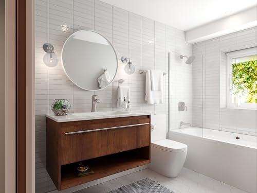Pfister Bruxie 3-Piece Bathroom Hardware Set with Towel Bar