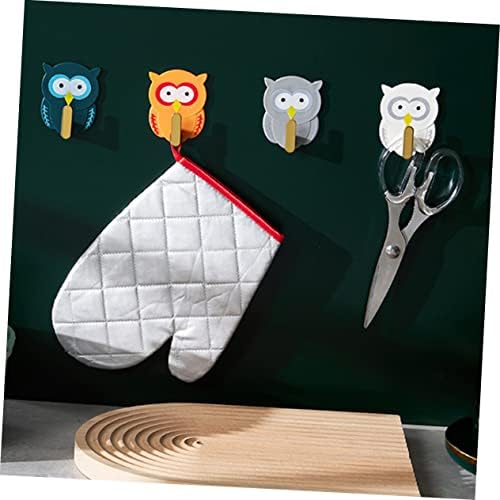 Happyyami 12Pcs Cute Cartoon Owl Wall Key Holders