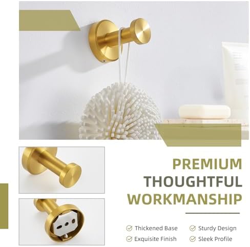 Angle Simple Robe Towel Hook Elegantly Space-Saving inating Bathroom Design