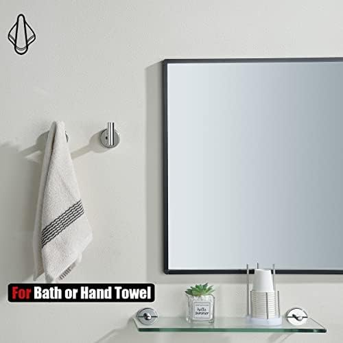 5-Piece Stainless Steel Polished Chrome Bath Hardware Set for Home Bathroom
