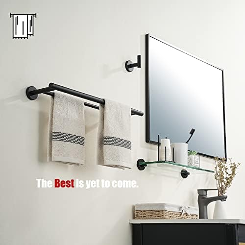 JQK Black Double Towel Bar