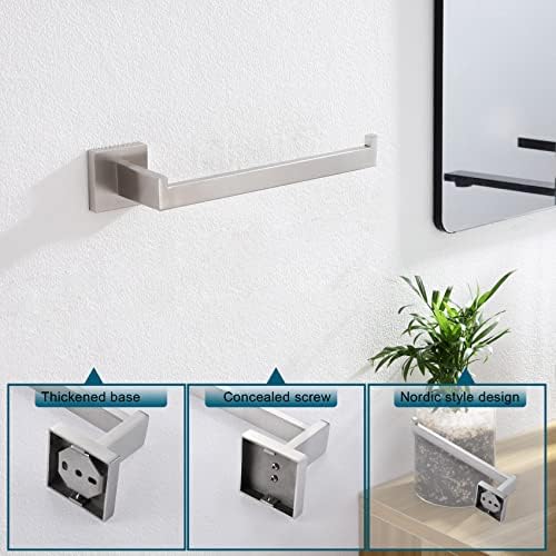 Modern Stainless Steel Towel Holder for Bathroom Kitchen