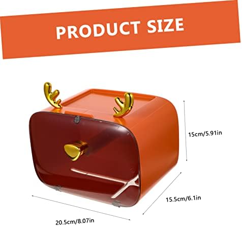 KONTONTY Cartoon Antler Wall-Mounted Tissue Holder