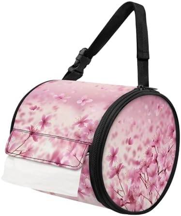 Cherry Blossom Toilet Paper Hanger Organizer
