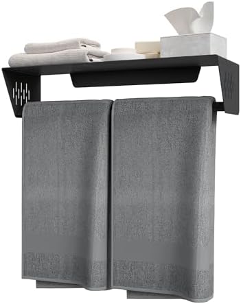Stainless Steel Towel Rack with Dual Function