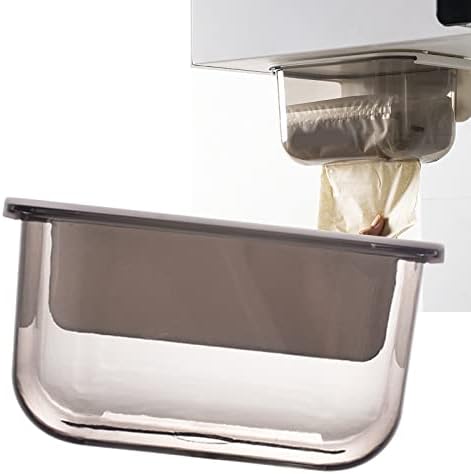 Self Adhesive Toilet Paper Holder Transparent Bathroom Home Use