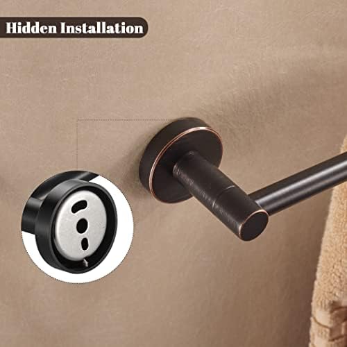 Mixmatched Modern Bronze Towel Bar Set