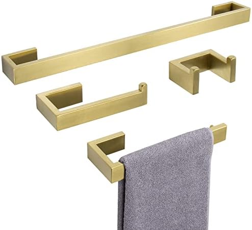 Modern bath towel bar set 24 304 stainless steel towel rod set