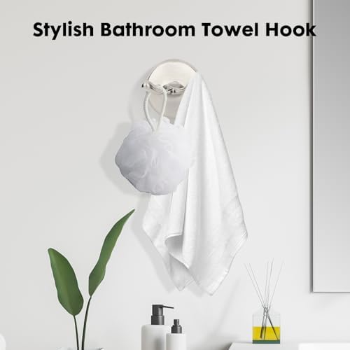 Double Pack Brushed Nickel Towel Hooks