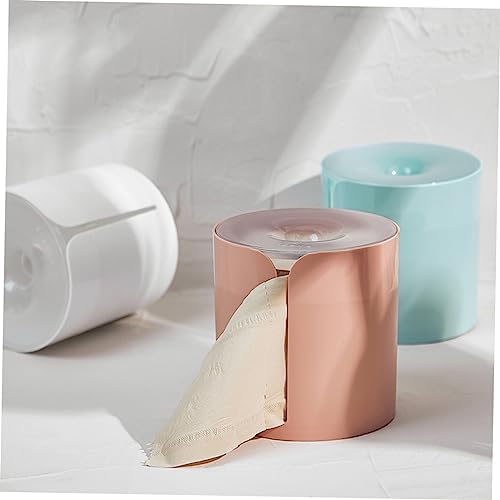 IMIKEYA Punch Toilet Paper Holder - Transparent Tissue Box