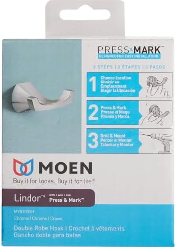 Muen MY8703CH Chrome Double Robe Hook