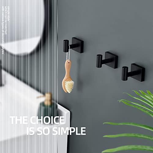 3 Stainless Steel Robe Hook Set Water Rustproof with Easy Install