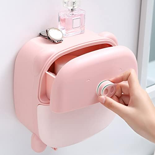Cute Wall-Mounted Toilet Paper Holder