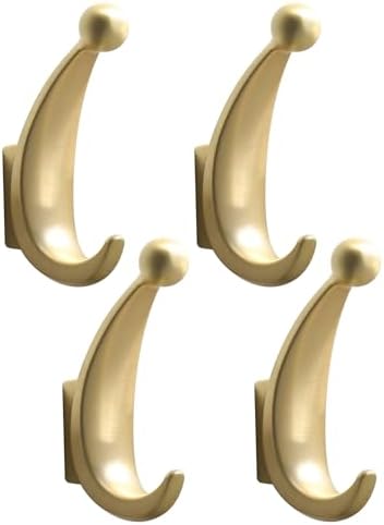 4-Piece Wall-Mounted Towel Hook Set