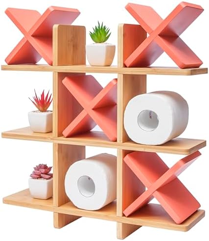 Timani Tic Tac Toe Toilet Paper Holder